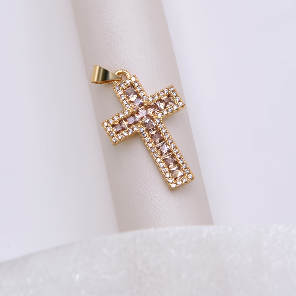 Collana Rosario Con Croce E Perline Colorate - 50cm Per Uomo/Donna - Foto 5