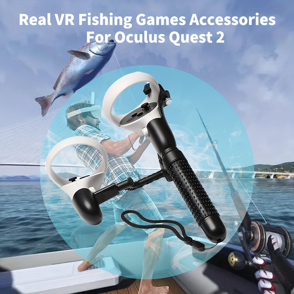 Oculus Quest Fishing Reel Adapter perfect for Real VR Fishing. 6 Month  Warranty and FREE SHIPPING 
