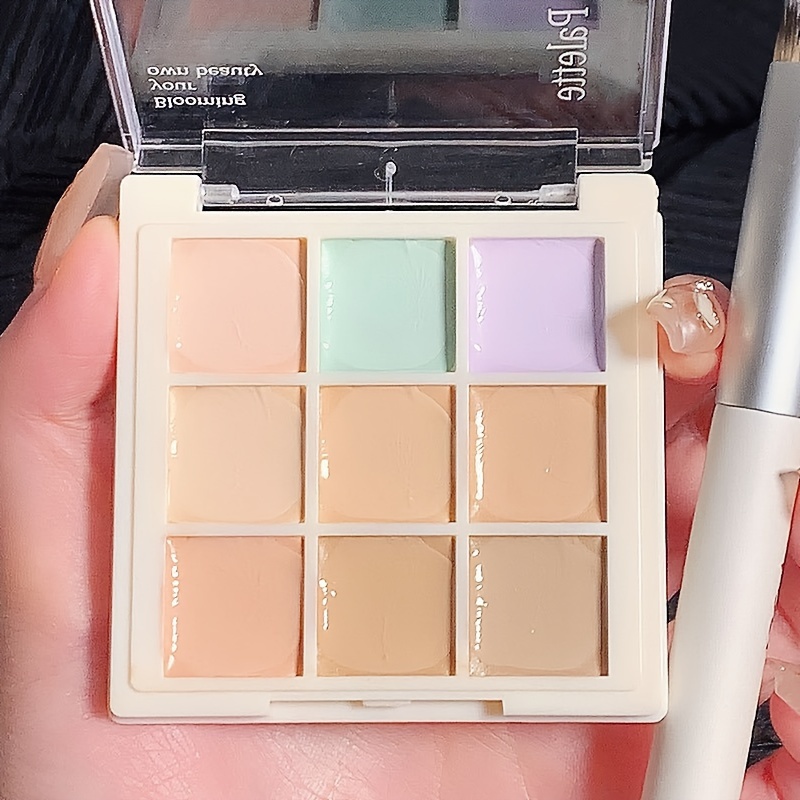 9 Color Concealer Palette Multi Color For Covering Spots - Temu