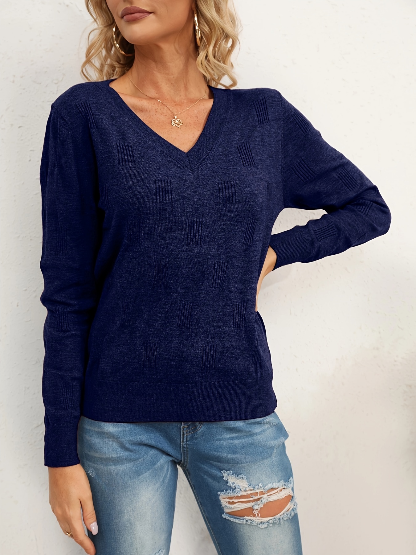 即日発送】simple project 23AW vneck knit - beaconparenting.ie