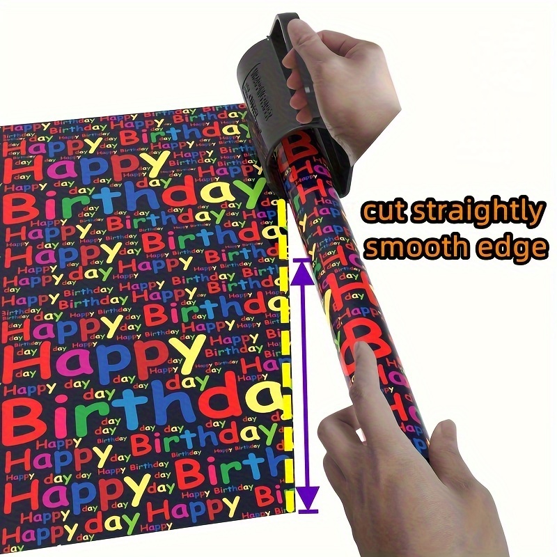 Birthday Wrapping Paper Roll For Adults Birthday Per Roll - Temu