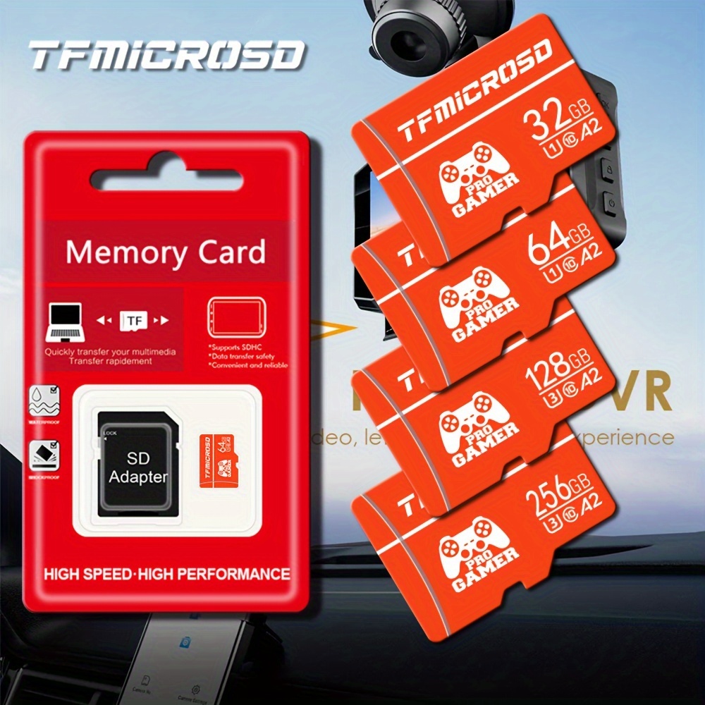 Carte mémoire TF SanDisk U3 High-Speed ​​Micro SD Card pour caméra de sport  GoPro, drone, surveillance 128 Go (A2), couleur: carte noire