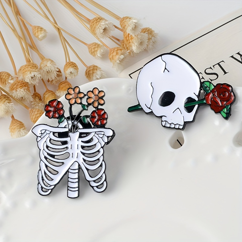 Skull brooch sale