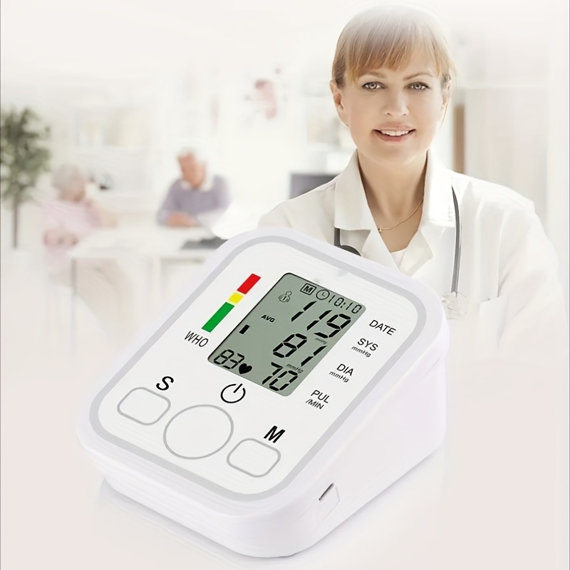 All New LAZLE Blood Pressure Monitor - Automatic Upper Arm Machine &  Accurate Adjustable Digital BP Cuff Kit - Largest Backlit Display - 200  Sets Memory, Includes Batteries, Carrying Case 