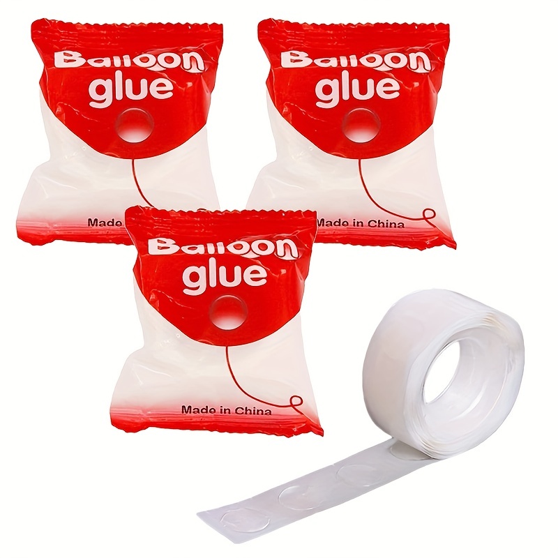 100pcs glue point clear balloon glue