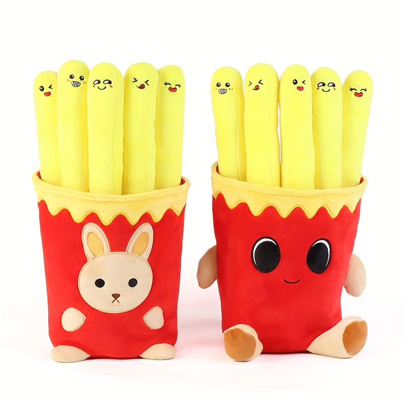 Emotional Support Smile French Fries Plush Stuffed Toy, Children's Pretend  Play Accessories for Christmas Gift - AliExpress