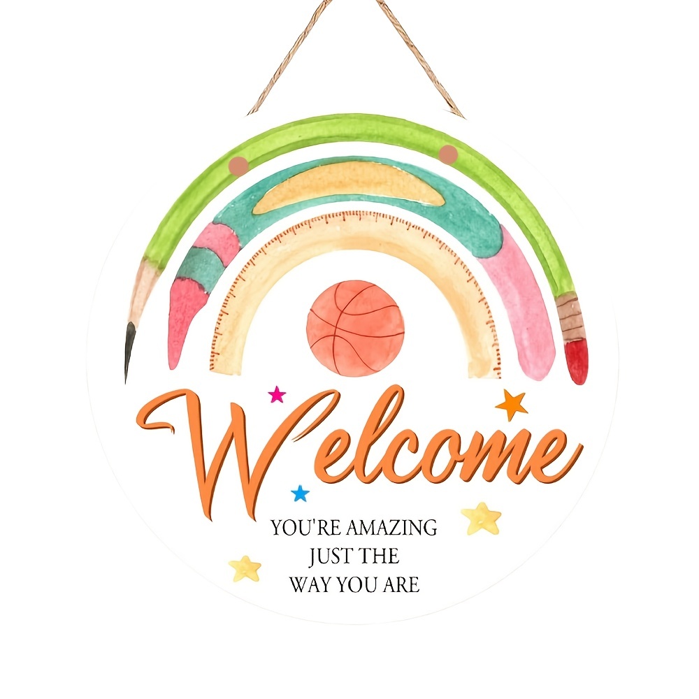 Welcome Back Sign / Home Decor / Welcome Back Wall Art / Welcome