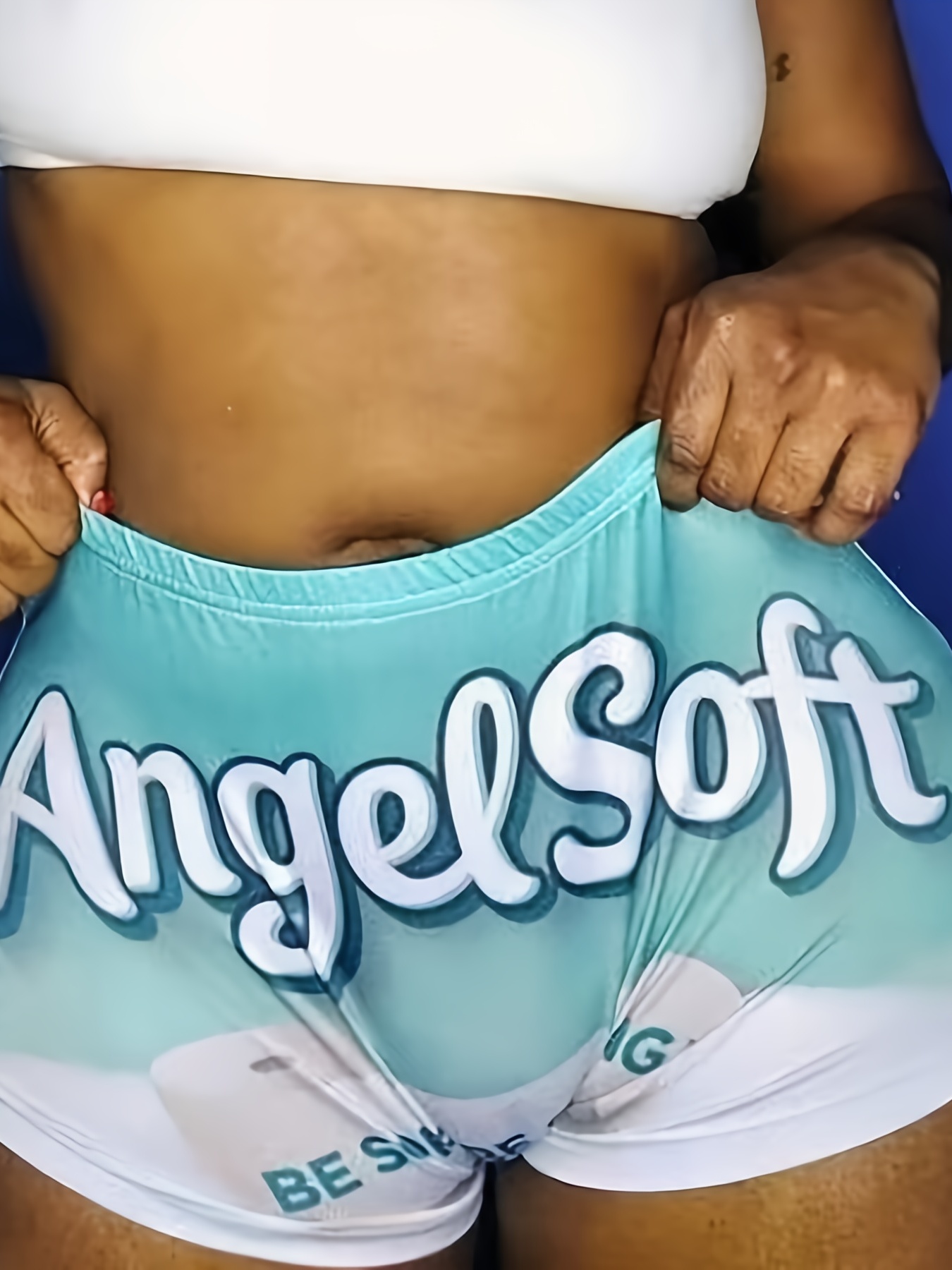 Angelsoft Graphic Print Shorts Sexy Slim Summer Booty Shorts - Temu  Australia