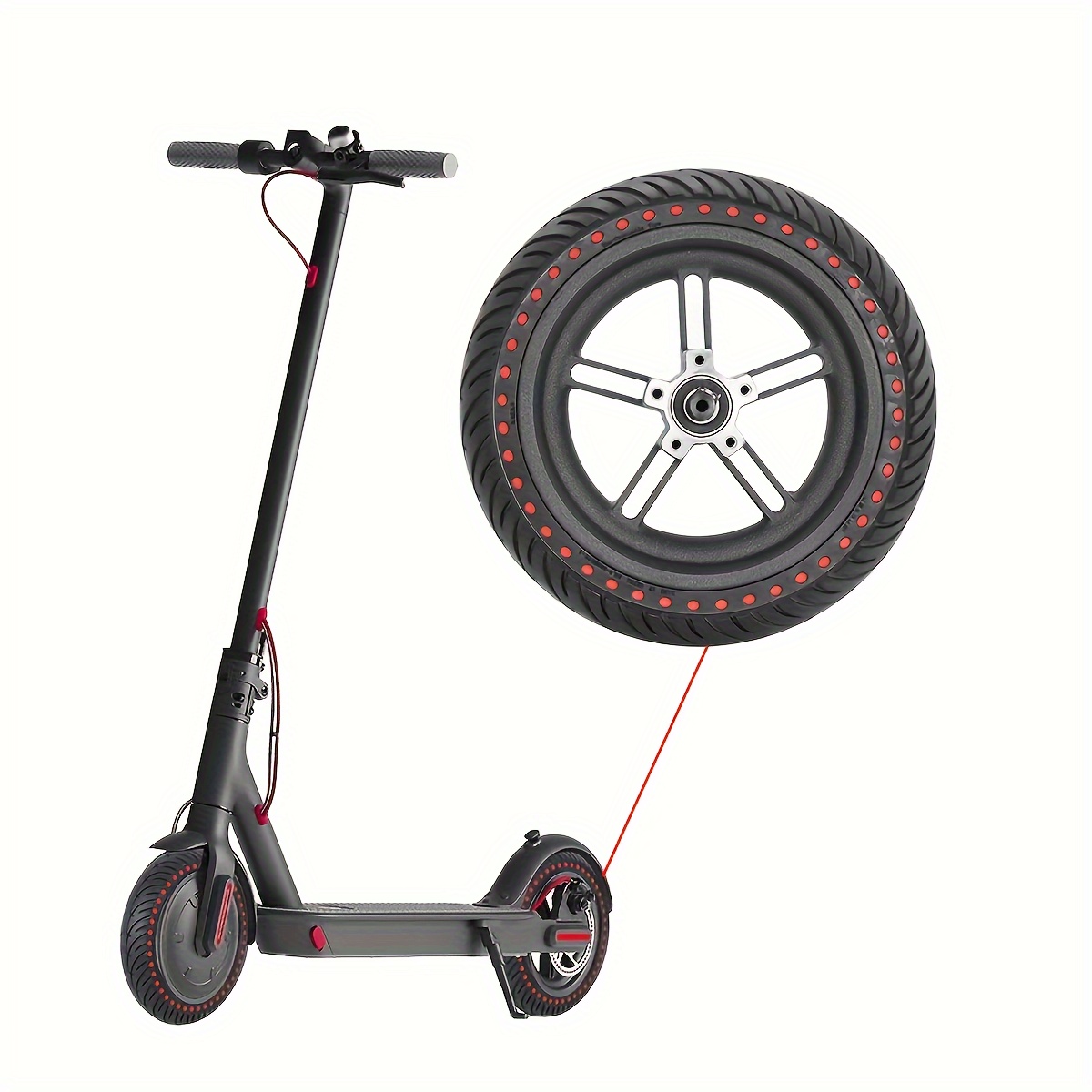 Electric Scooter Solid Tire Inflatable Explosion proof Tire - Temu