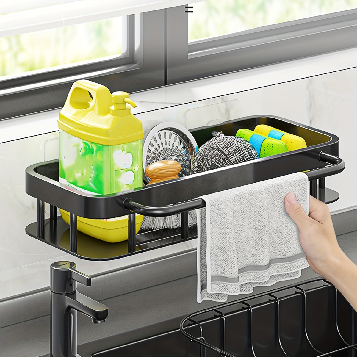 Dish Rack Kitchen Organizer, Dish Rack Kitchen Rags