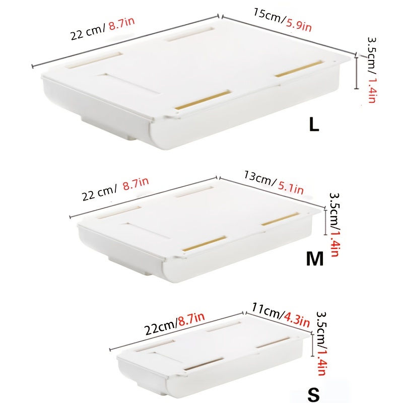 Versteckte Klebe schubladen aufbewahrungsbox Büro - Temu Austria