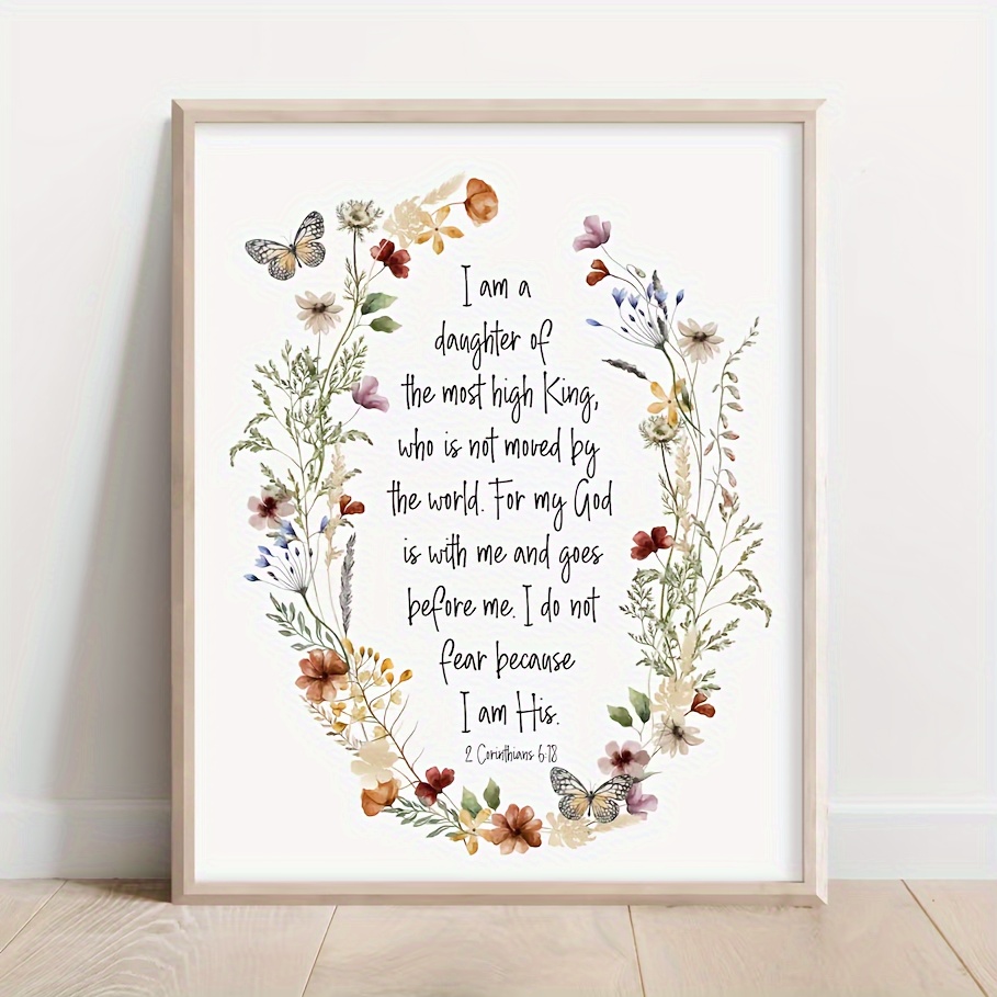 Christian nursery hot sale wall art