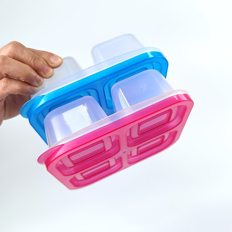 4-Compartment Plastic Food Container (Random Color) Food Storage Box For  Lunch, Takeaway Box, Meal Prep, Leftovers