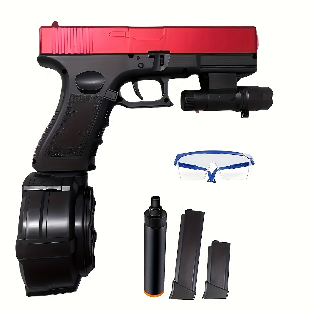 Gel blaster Glock with laser, Pistola de bolas de gel con 20000 bolas