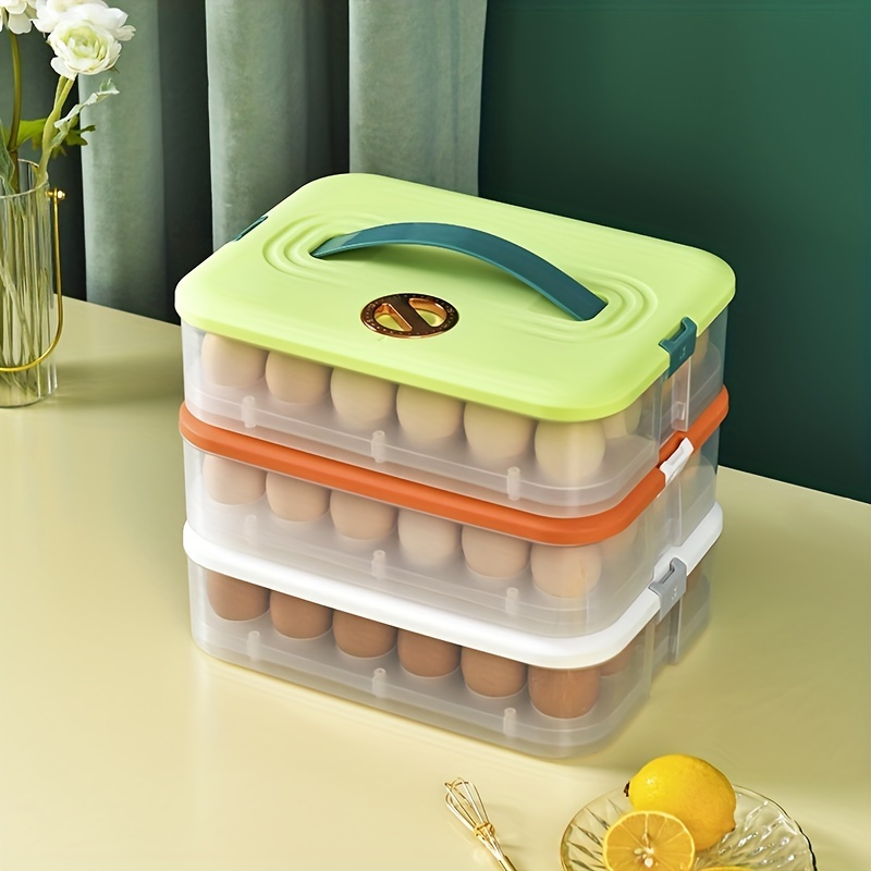 Portable Egg Storage Crisper Keep Eggs Fresh and Safe