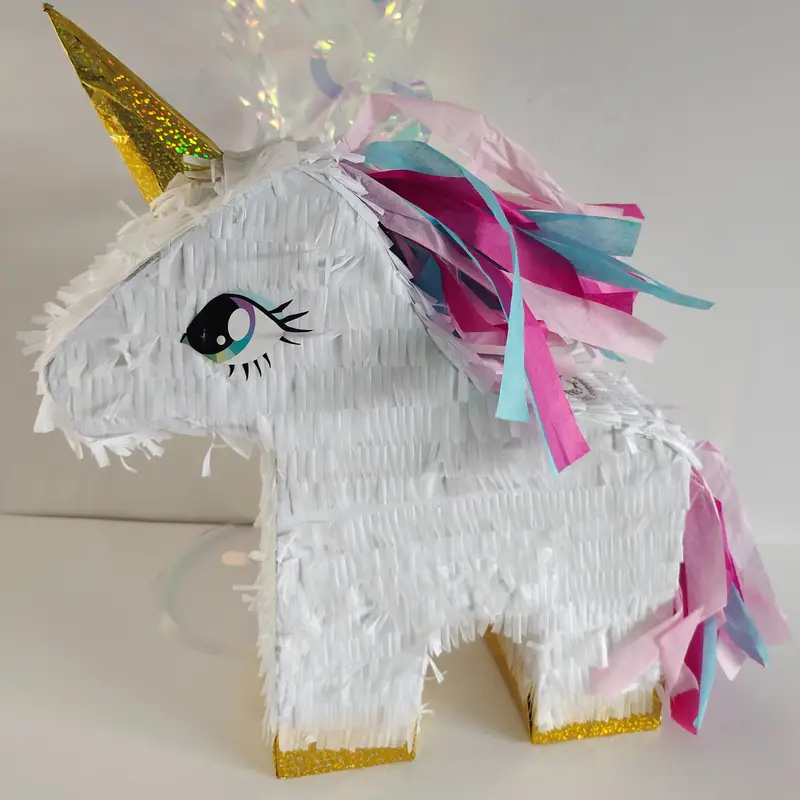 1 Juego/caja Piñatas Fiesta Cumpleaños Unicornio Tamaño - Temu