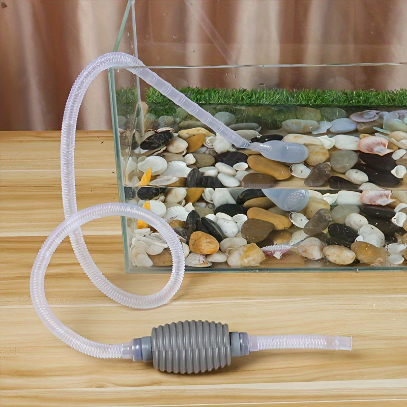 Aquarium Fish Tank Vacuum Siphon Gravel Sand Cleaner Water - Temu