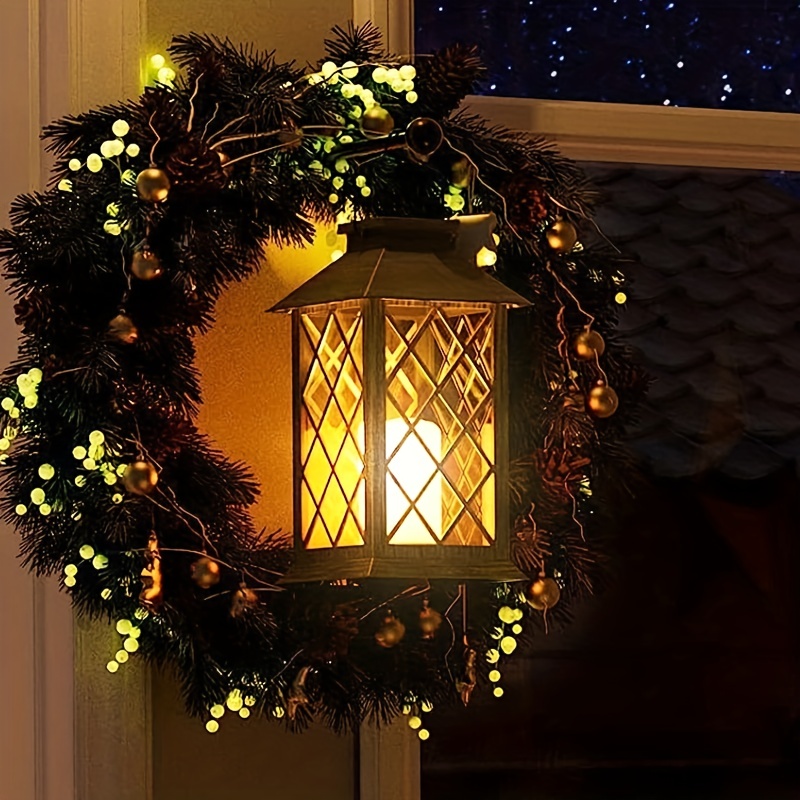 Solar outdoor outlet christmas lanterns