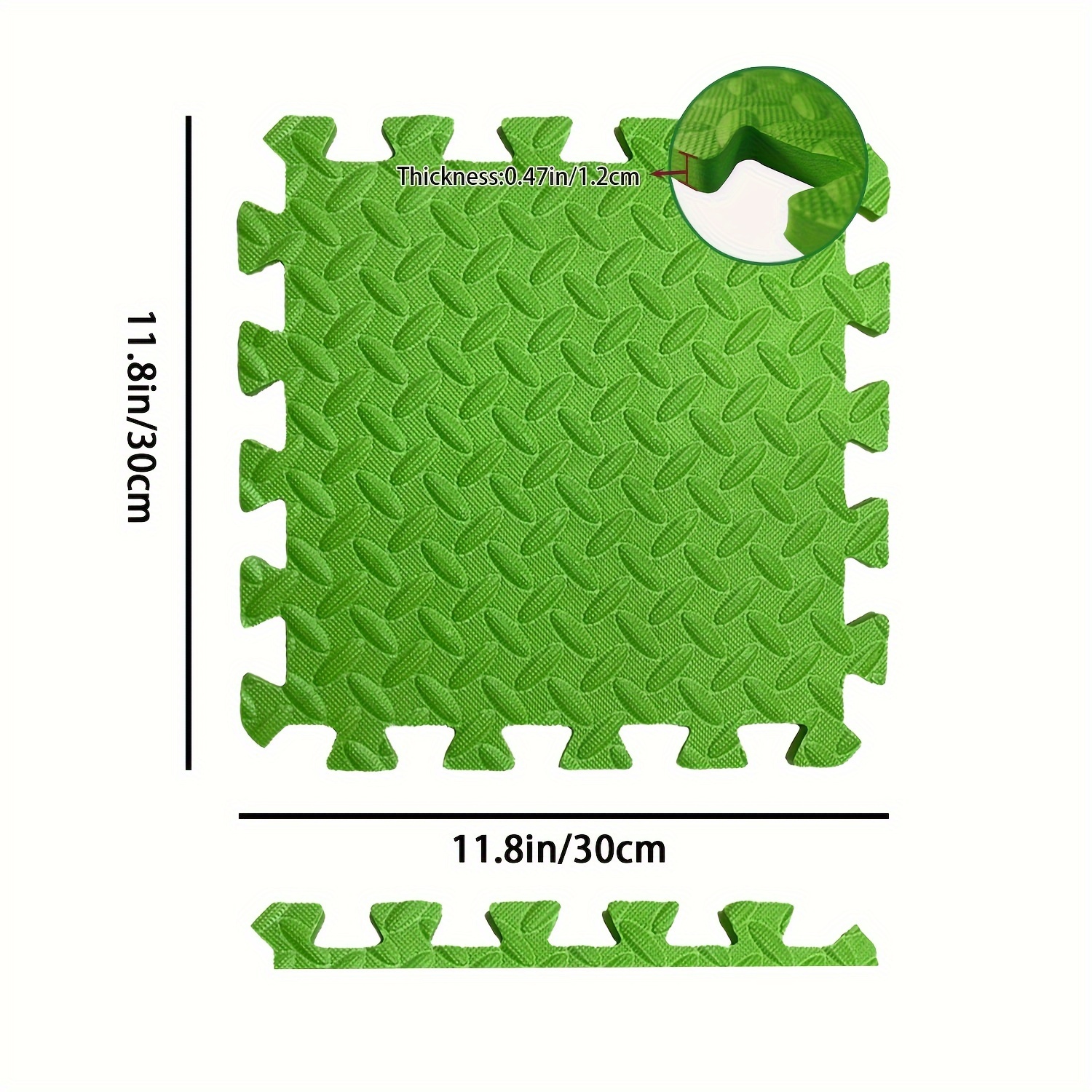 Stalwart Foam Mat Floor Tiles, Interlocking Ultimate Comfort EVA