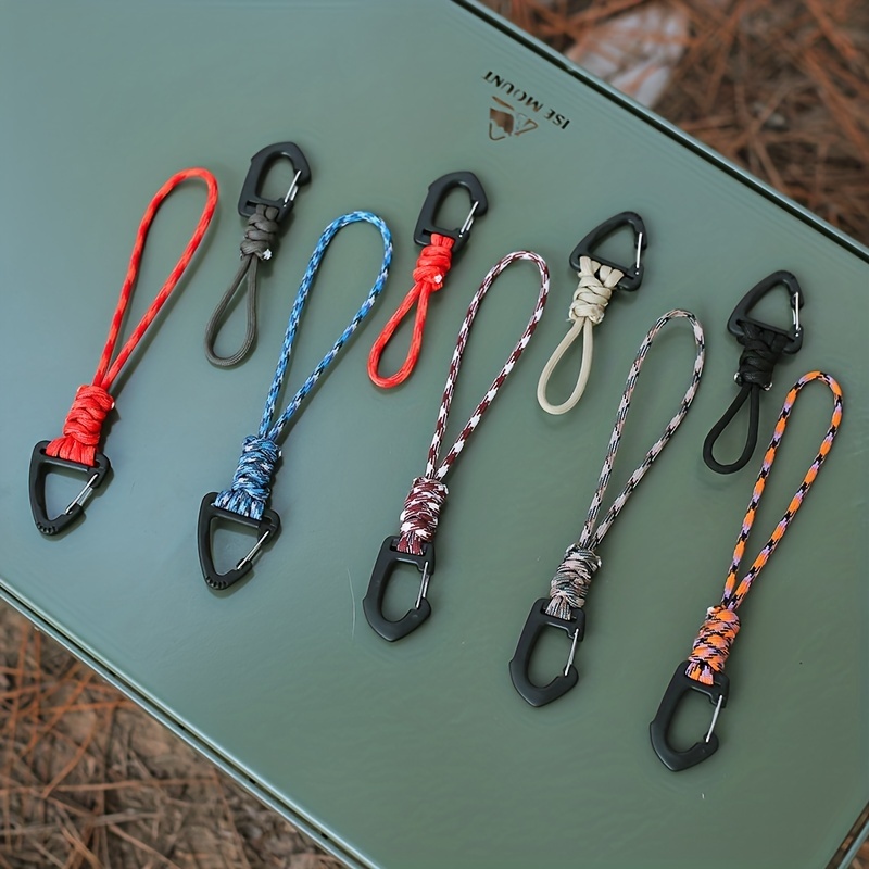 Nylon Keychain With Water Bottle Clip Backpack Hanging Key - Temu