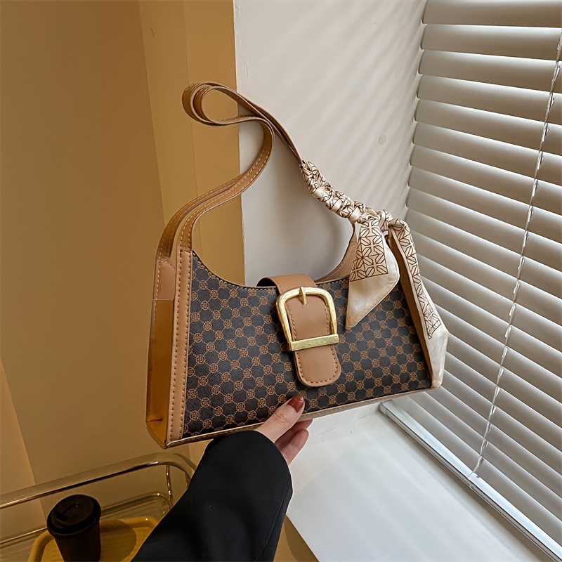 Louis Vuitton bag khaki shoulder crossbody bag metal buckle