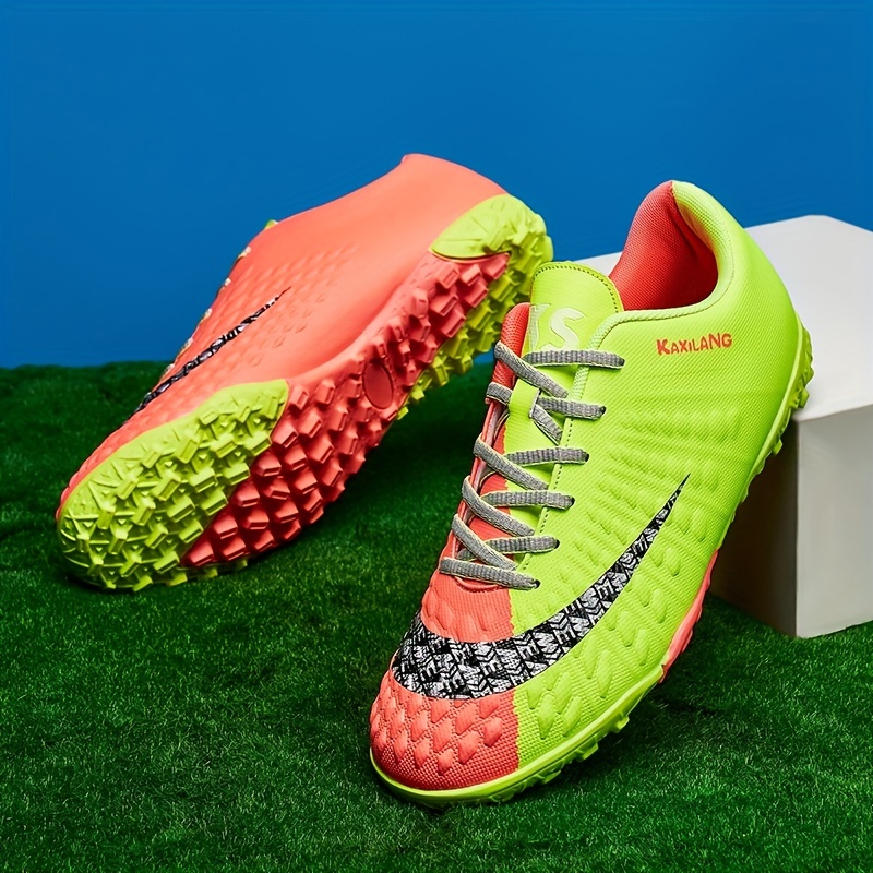 Botas de fútbol para hombre, zapatos de fútbol profesionales de alta  calidad, para interiores y exteriores, cómodos tenis atléticos