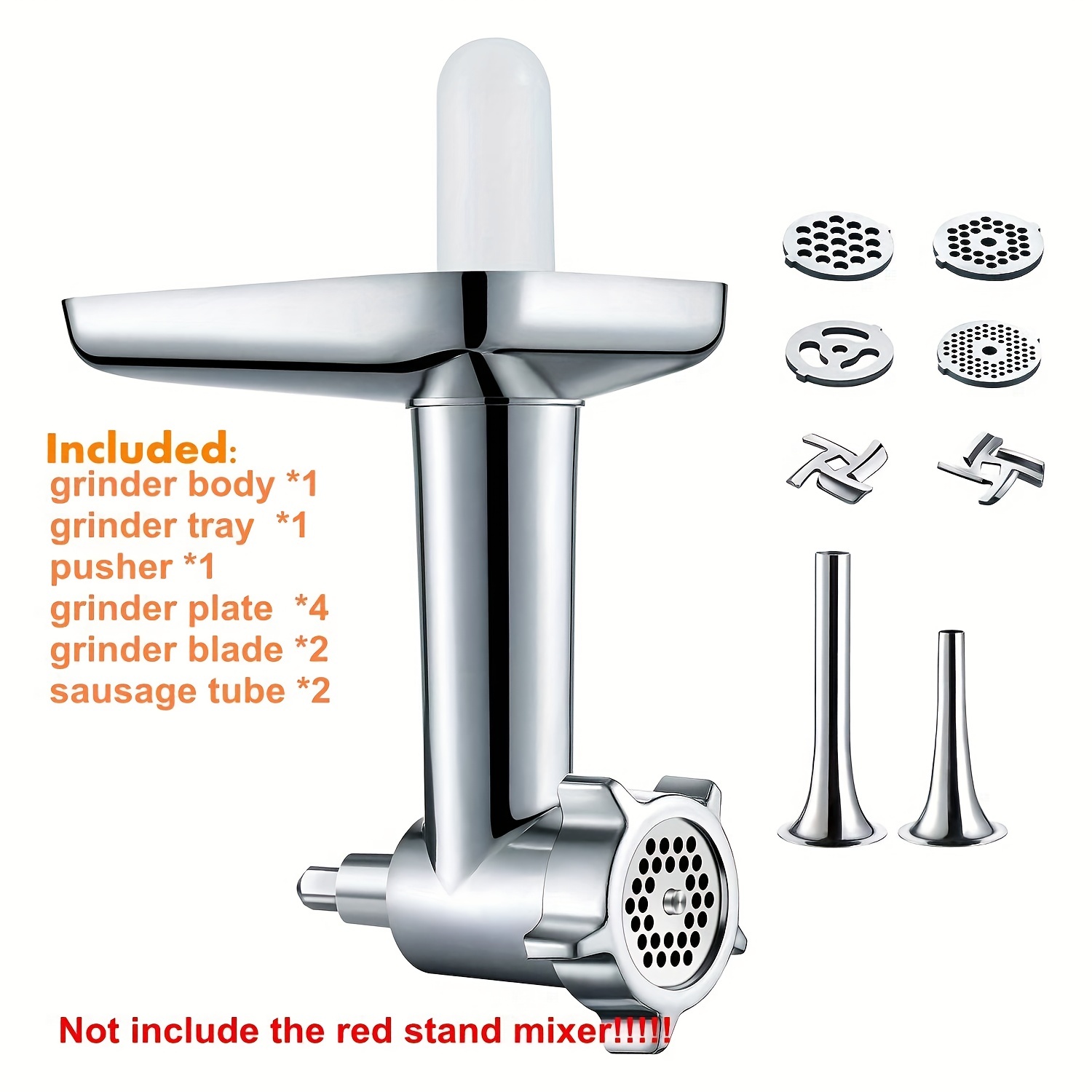 Gvode Sausage Stuffer Attachment for KitchenAid Stand Mixer Food