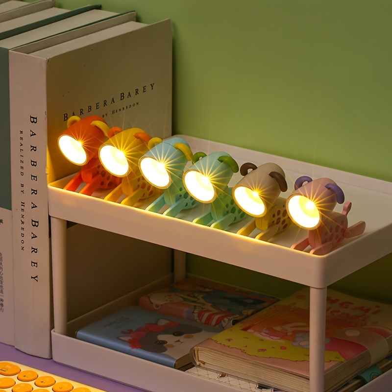 Mini luz nocturna para niños, luz LED creativa con diseño de ciervos y  perros, lámparas de animales lindos portátiles para niñas, niños,  dormitorio