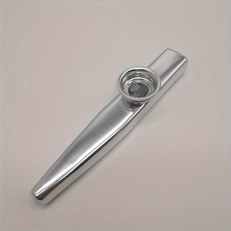 Metal Kazoo Flute Tube Three Flute Membranes Mouth Flute - Temu