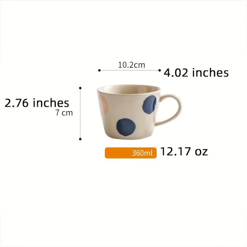 1pc Pois Ceramica Tazza Bicchiere Bella E Semplice Niumak - Temu Switzerland