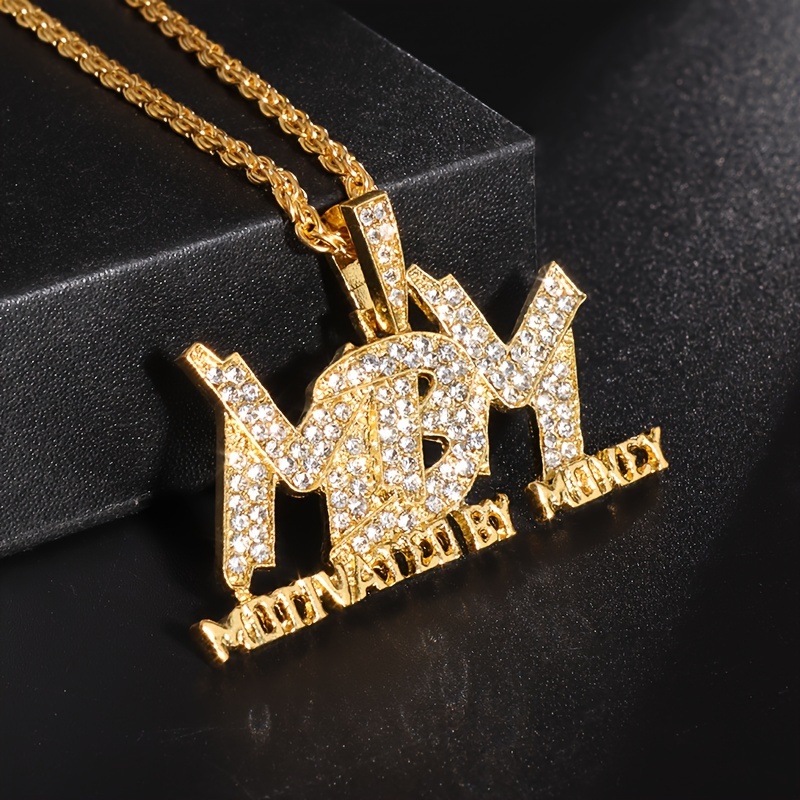 Exquisite Hip Hop Cubic Zirconia Pendant Necklace For - Temu