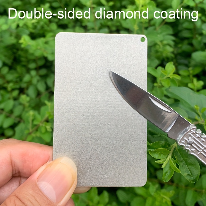 Mini Diamond Sharpening Stone 200 Grits Double Sided Whetstone