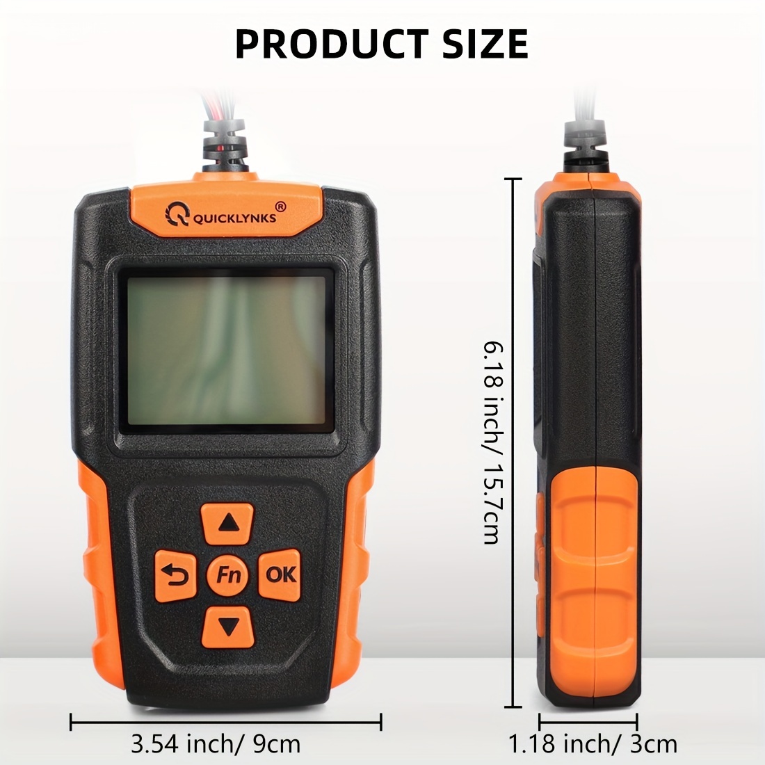 Kaufe 12V/24V Auto Batterie Tester LCD Digital Batterie Analysator Auto  Ladung Diagnose Tool SOH SOC CCA IR