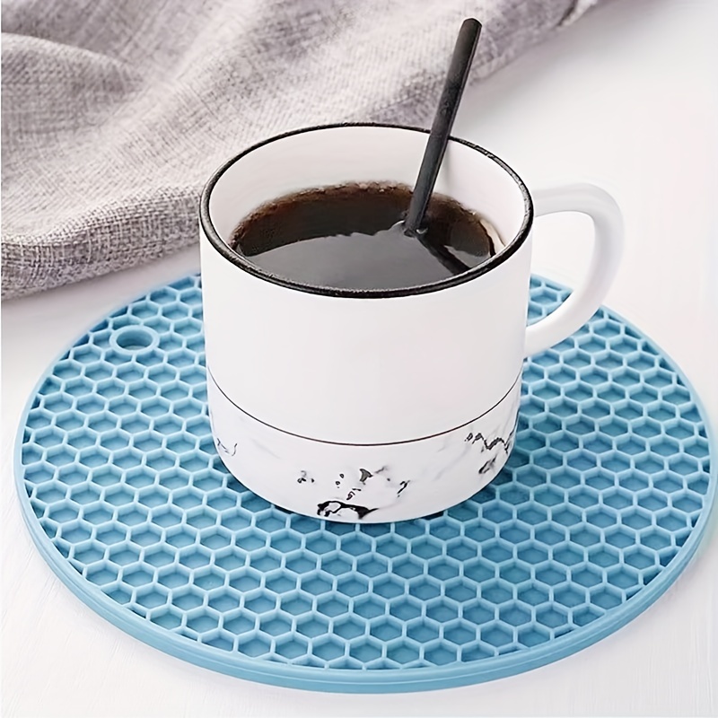 Heat Insulation Round Honeycomb Silicone Placemat Non slip - Temu