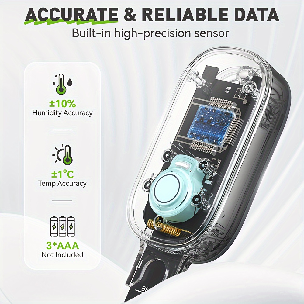 Sensor De Humedad De Temperatura Wifi - Temu