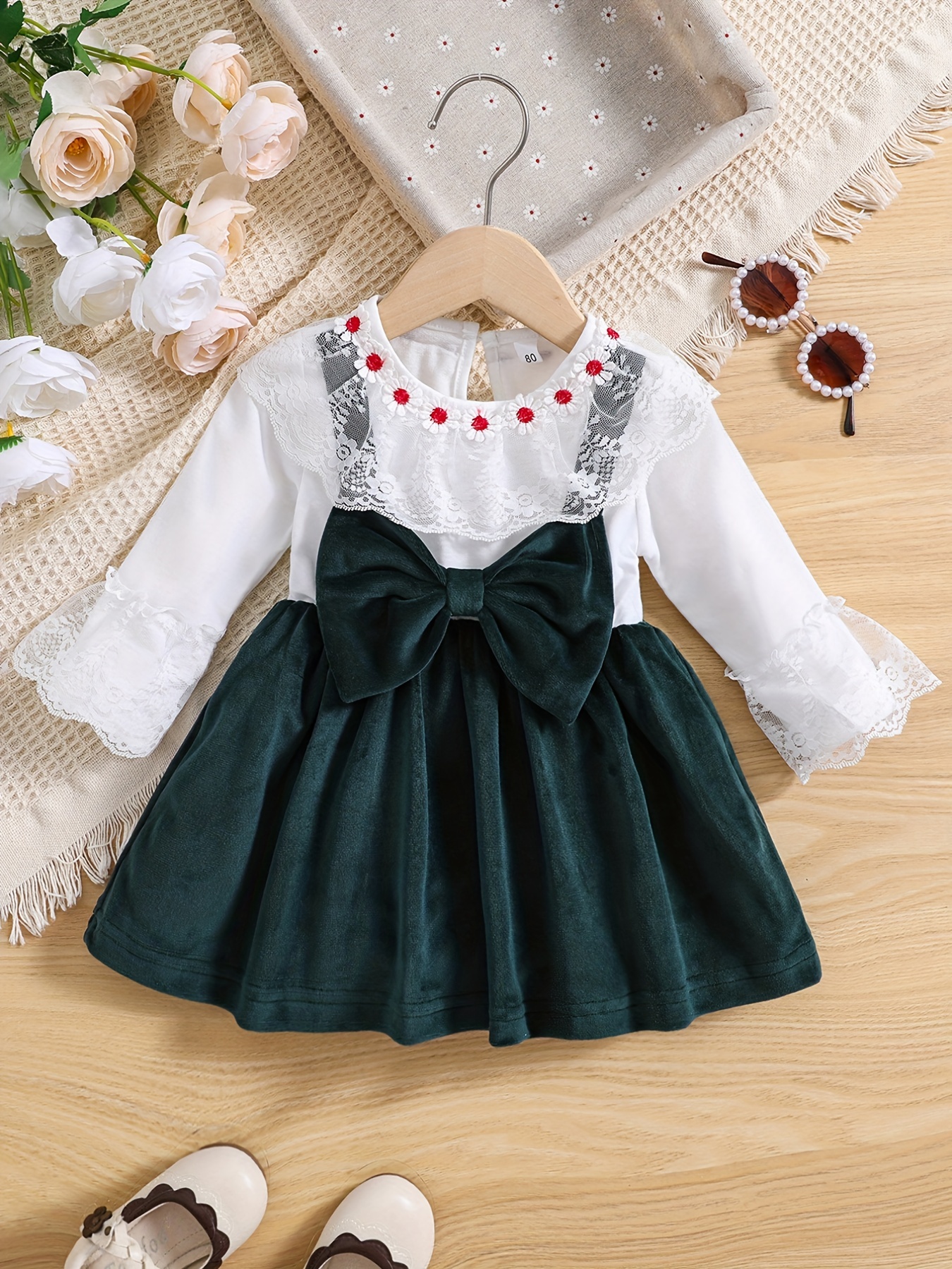 Baby Winter Party Dress - Temu