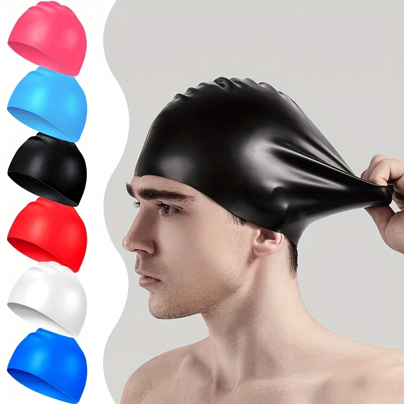 Gorro De Natacion Para Hombre - Temu