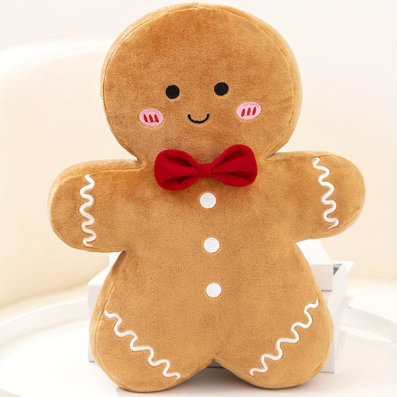 New Christmas Decoration Cushion Christmas Tree Plush Gingerbread