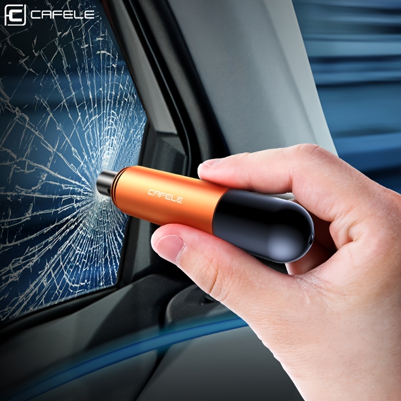 Car Safety Hammer Car Window Glass Breaker, Auto Seat Belt Cutter Knife  Mini Life-Saving Escape Hammer Car Emergency Tool