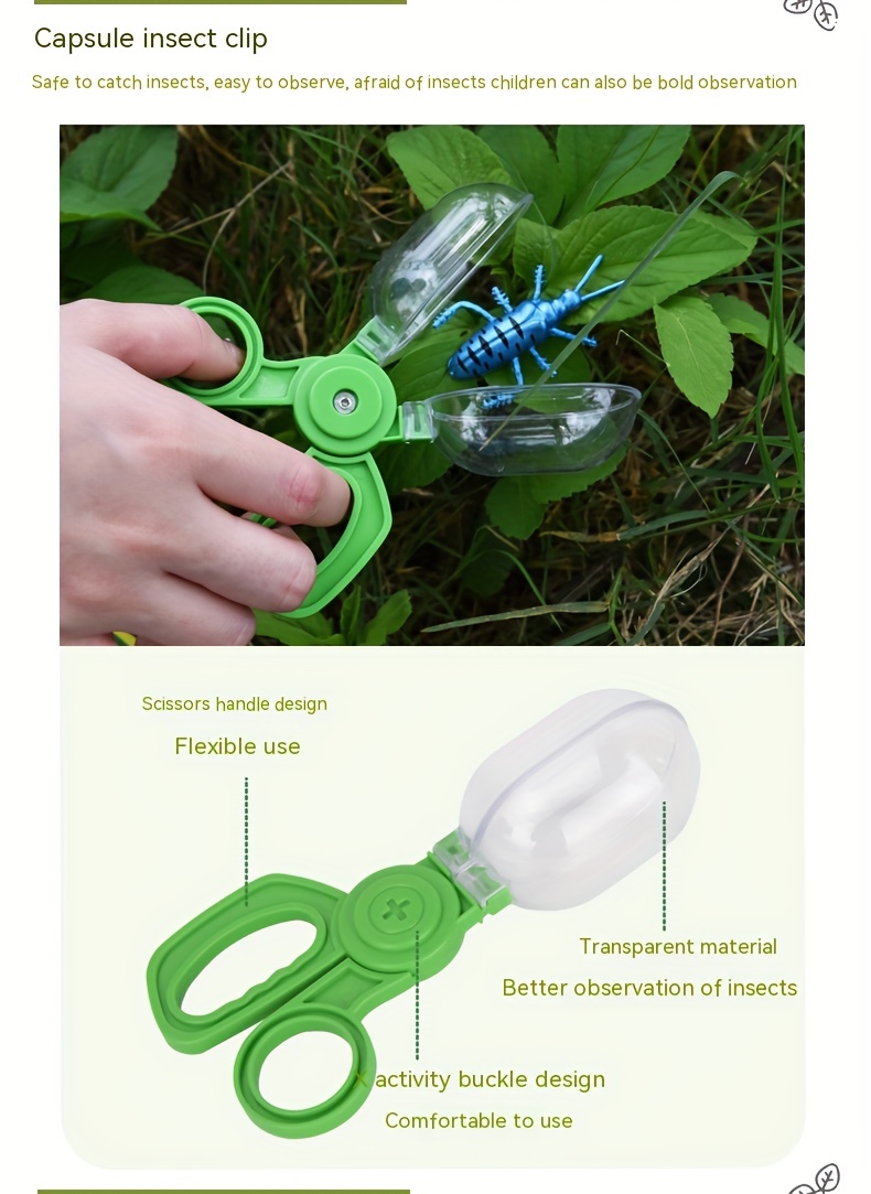 Children's Outdoor Tools Insect Observation Box Magnifying - Temu
