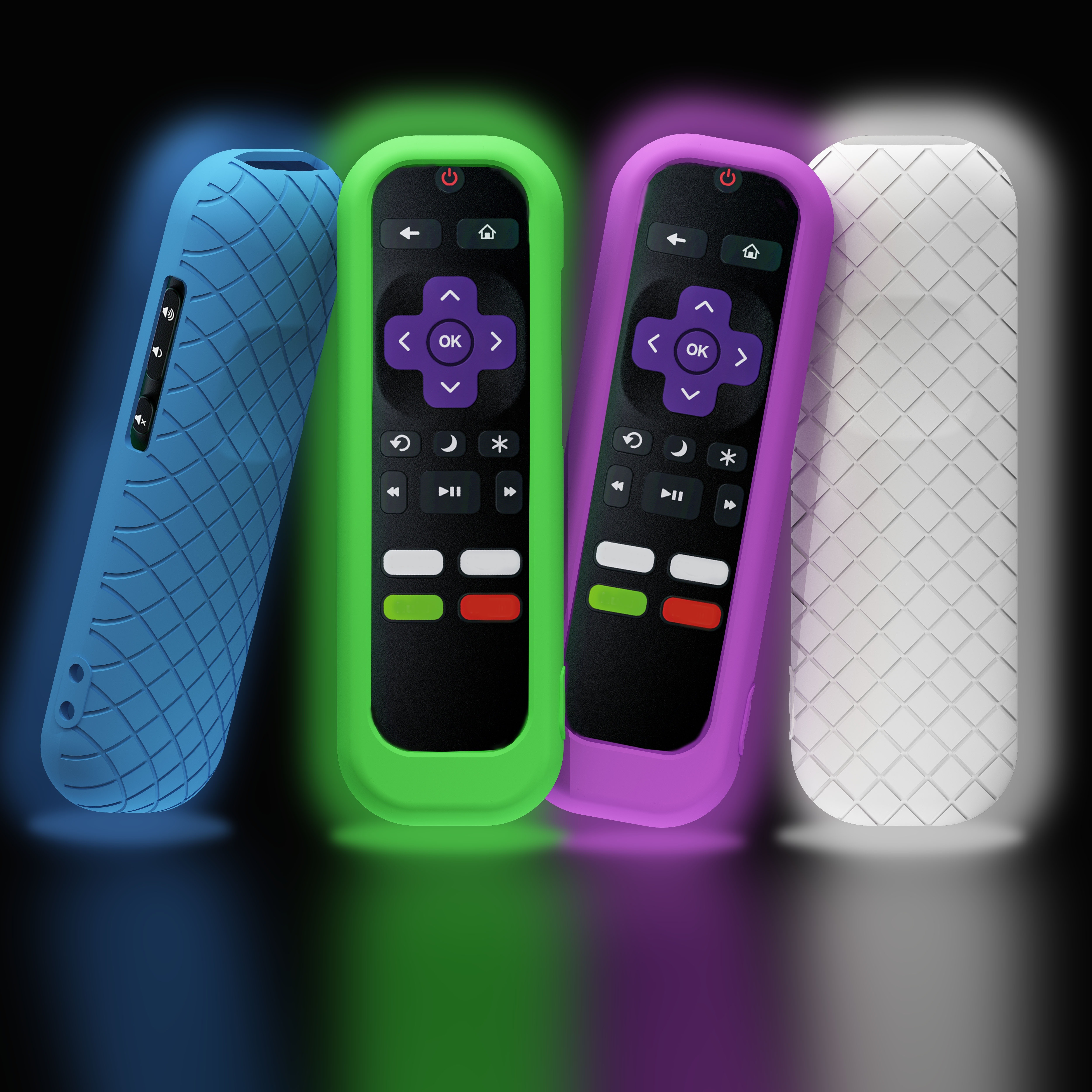 Glow In The Dark Remote Cover For Tv Remote Control Universal Silicone  Sleeve Case For Tcl Hisense Tv Streaming Stick 4k 4k Voice Remote - Smart  Home - Temu