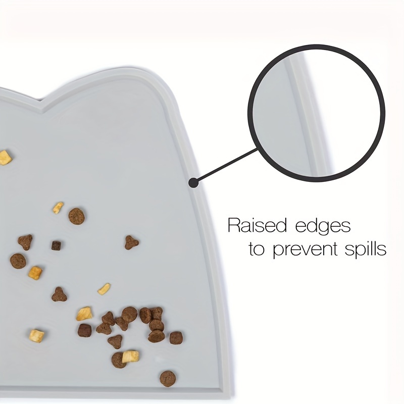 Cat Dog Food Mat For Pet Feeding Bowl Floors Waterproof Non Slip