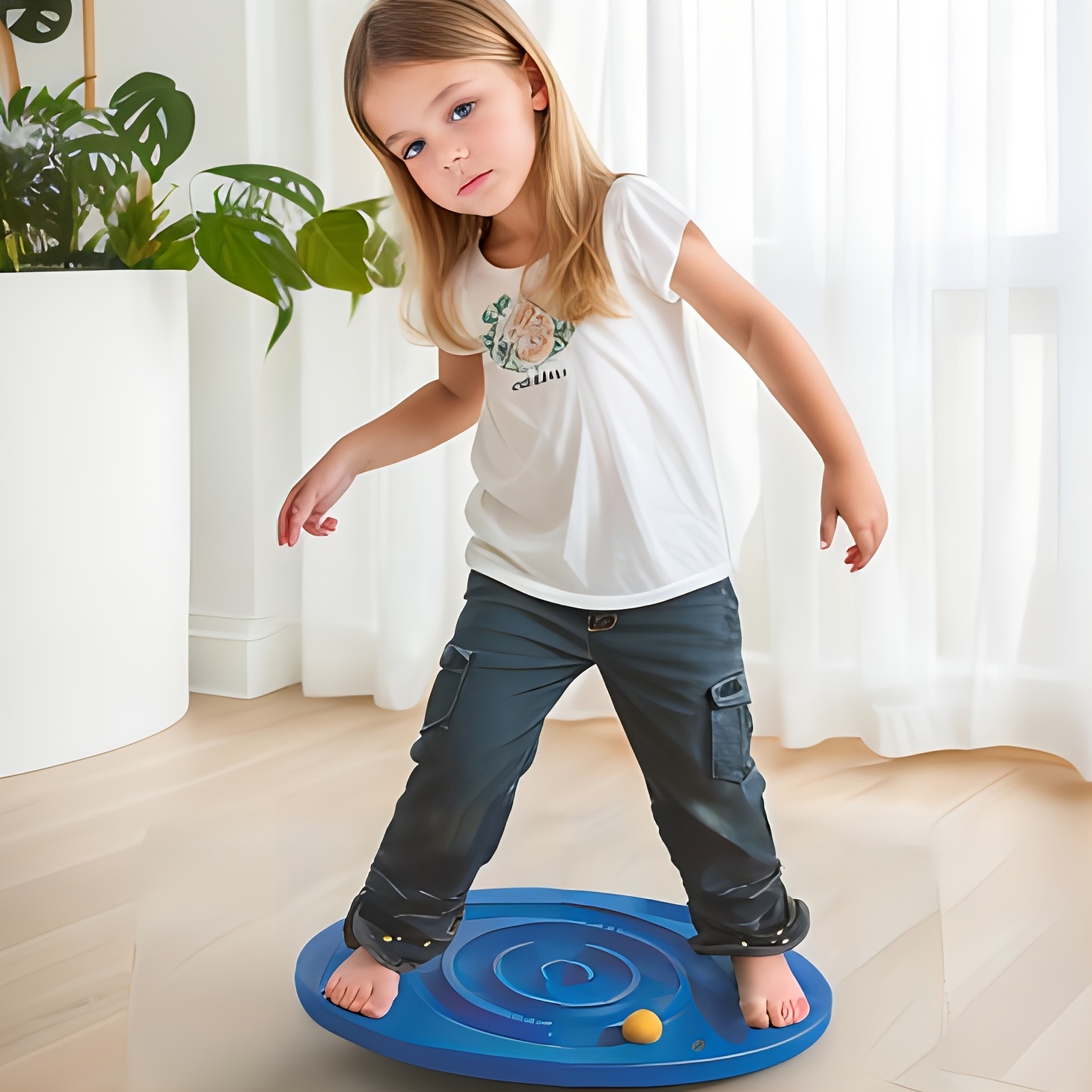 Balance Board Kids Sensory Integration Training Sports Entertainment Jouet  Enfant Garçon Fille 2 3 5 6 8 10 Ans 