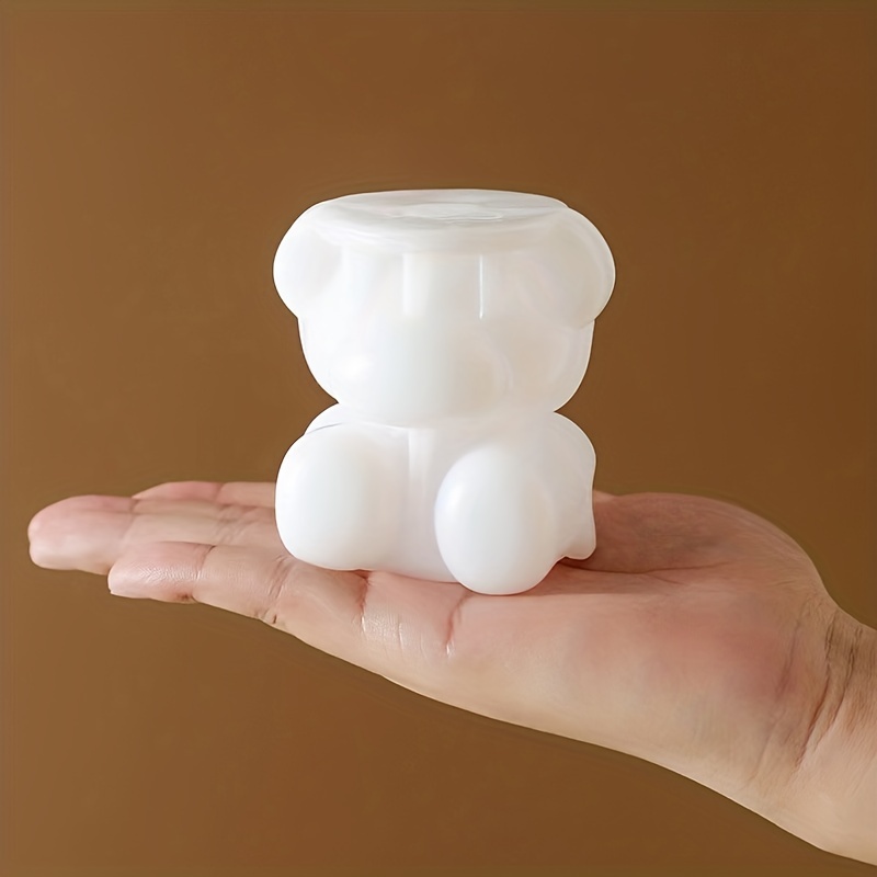 Cute Bear Ice Cube Mold - Flexible Silicone Tray for Easy Release - Perfect  for Making Ice, Chocolate, Candy, and More!
