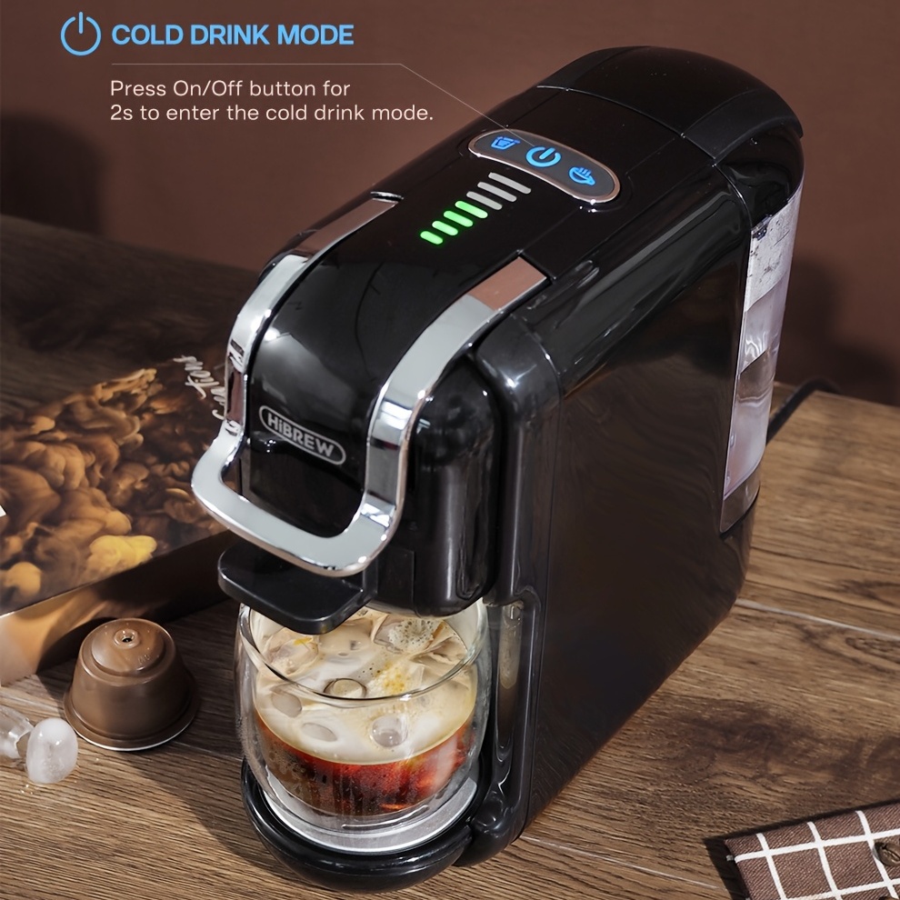 3 in 1 Espresso Coffee Machine with Capsules for Nespresso , Dolce