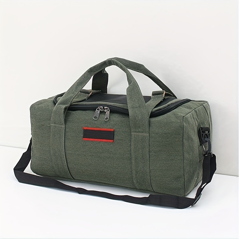 Large Capacity Canvas Travel Luggage Bag Outdoor Travel Duffle Bag