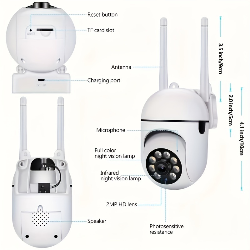 Acheter Caméra WiFi NX5 sécurité à domicile caméra sans fil caméras de  surveillance intelligentes Vision nocturne Web voix vidéo HD 1080P pour  animaux de compagnie enfants sécurité sécurité à domicile