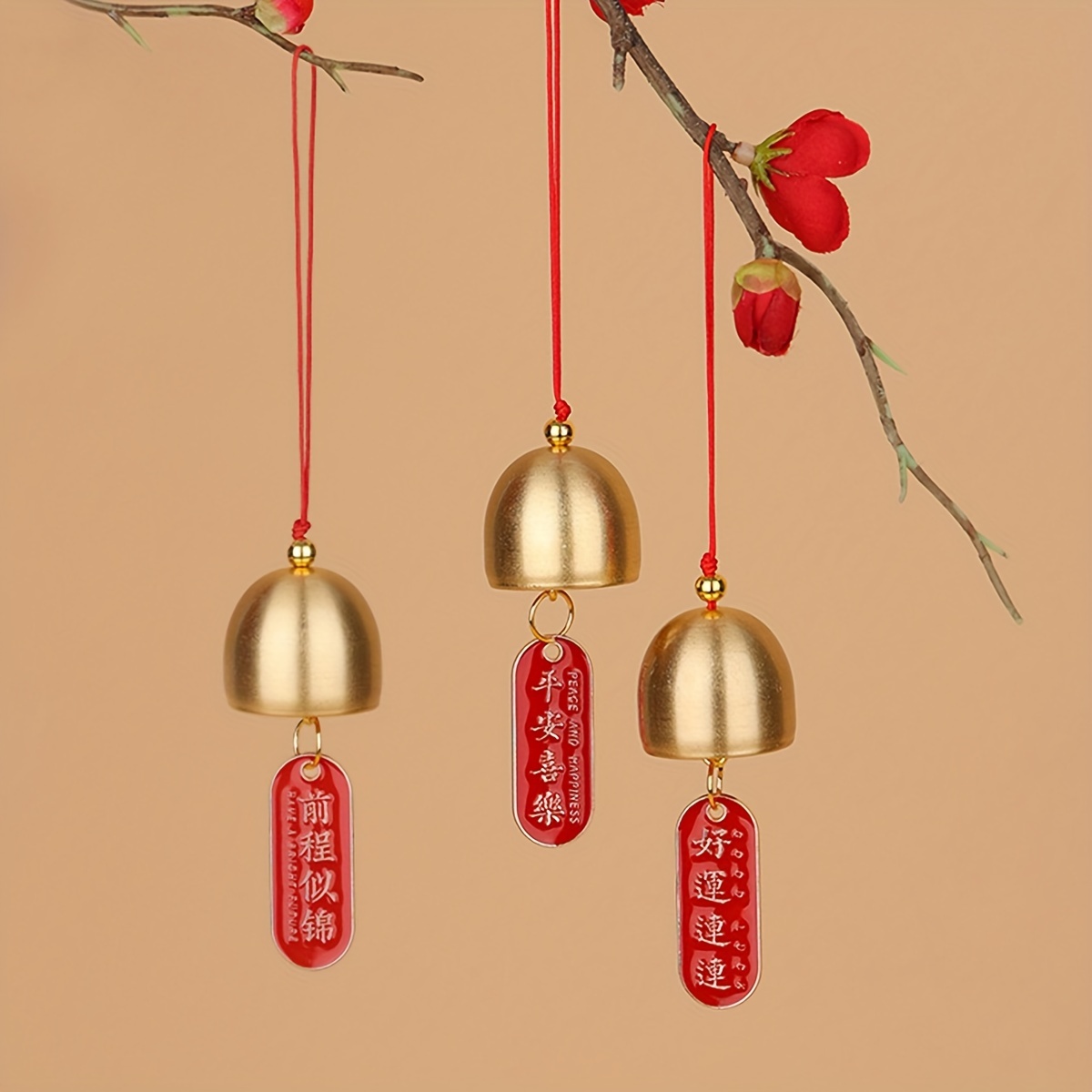 80 Pcs Chinese Red Ornaments Decorations Chinese Characters Red Lanterns  Paper Fans Hanging Good Luck Ornaments Fortune Cards for Chinese Asian  Lunar