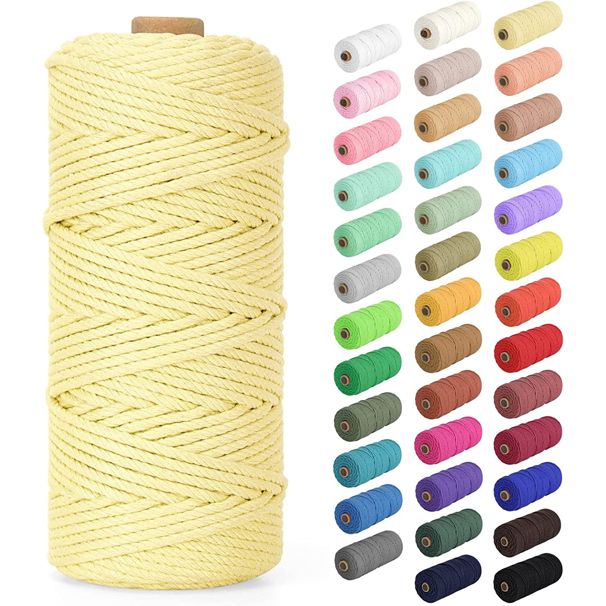 1pc 100m/Roll Yellow Jute String For Diy Handcraft Accessories
