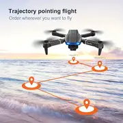 new e99pro drone with hd camera one key takeoff and landing altitude hold 360 stunt rolling supports wifi connection to mobile app foldable design suitable for beginners as a christmas gift details 1